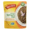 Tasty Bite Entree - Indian Cuisine - Spinach Dal - Indian - 10 oz - case of 6