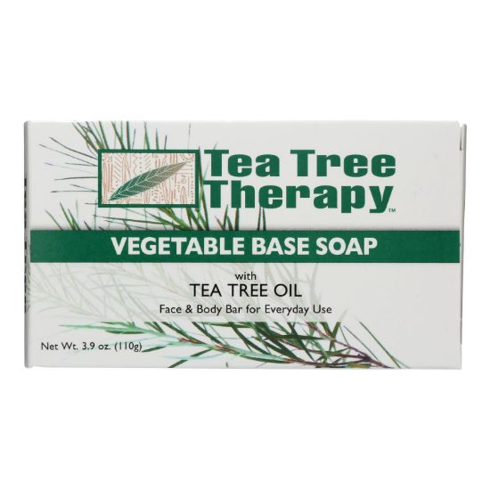 Tea Tree Therapy Vegetable Base Soap with Tea Tree Oil - 3.9 oz