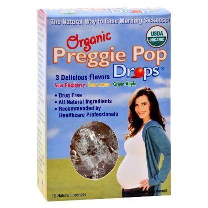 Three Lollies Organic Preggie Pop Drops - 12 Drops