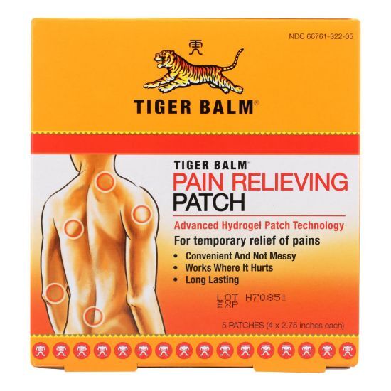 Tiger Balm Patch Display Center - Case of 6 - 5 Packs