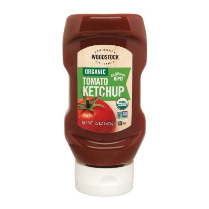 Woodstock Organic Tomato Ketchup - Case of 16 - 15 oz.