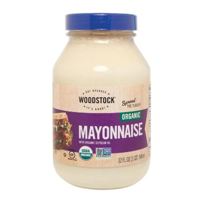 Woodstock Organic Mayonnaise - Case of 12 - 32 oz.