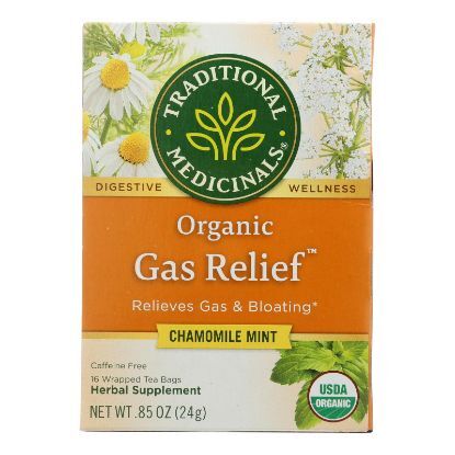 Traditional Medicinals Tea - Organic - Gas Relief - 16 bags - case of 6