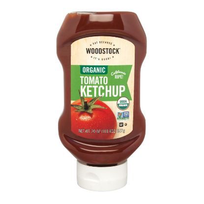 Woodstock Organic Tomato Ketchup - Case of 12 - 20 oz.