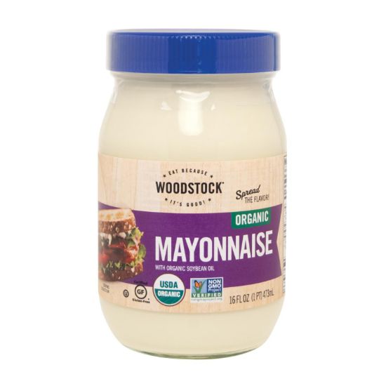 Woodstock Organic Mayonnaise - Case of 12 - 16 oz.