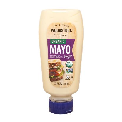 Woodstock Organic Mayonnaise - Squeeze - Case of 12 - 11.25 oz.
