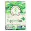 Traditional Medicinals Organic Peppermint Herbal Tea - Caffeine Free - Case of 6 - 16 Bags