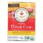 Traditional Medicinals Organic Lemon Echinacea Throat Coat Herbal Tea - 16 Tea Bags - Case of 6