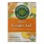 Traditional Medicinals Organic Ginger Aid Herbal Tea - 16 Tea Bags - Case of 6