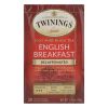 Twining's Tea Breakfast Tea - English Decaffeinated - Case of 6 - 20 Bags