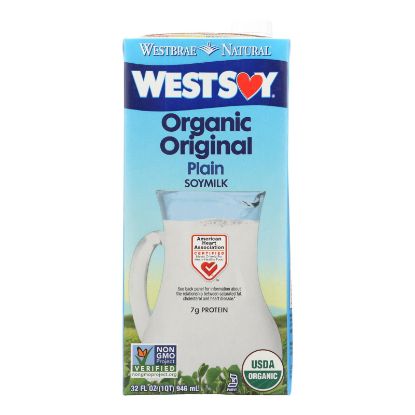 Westsoy Soy Milk - Original - Case of 12 - 32 Fl oz.