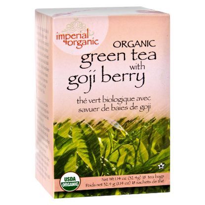 Uncle Lee's Imperial Organic Green Tea with Goji Berry - 18 Tea Bags
