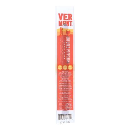 Vermont Smoke And Cure RealSticks - Turkey Pepperoni - 1 oz - Case of 24