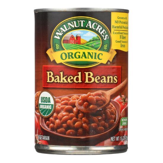 Walnut Acres Organic Baked Beans - Case of 12 - 15 oz.