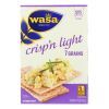 Wasa Crispbread Crisp 'N Light 7 Grain Crackerbread - Case of 10 - 4.9 oz.