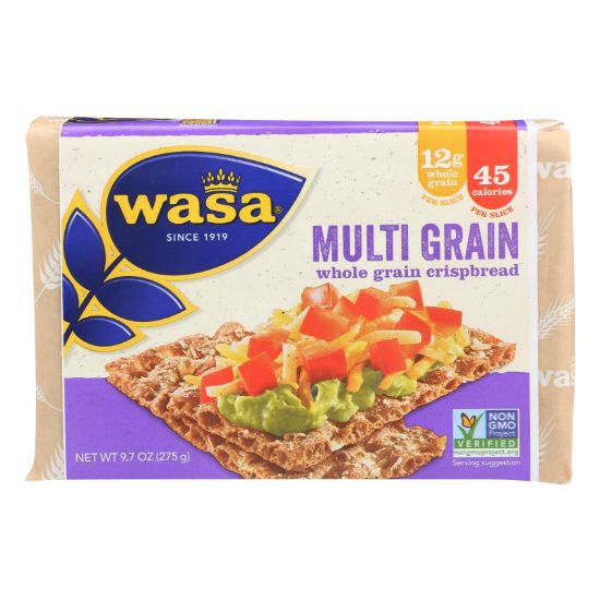 Wasa Crispbread Multigrain - Whole Grain - Case of 12 - 9.7 oz.