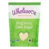 Wholesome Sweeteners Sugar - Organic - Milled - Unrefined - Case of 12 lbs