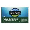 Wild Planet Wild Sardines In Extra Virgin Olive Oil - Case of 12 - 4.375 oz.