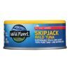 Wild Planet Wild Skipjack Light Tuna - No Salt Added - Case of 12 - 5 oz.