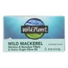 Wild Planet Wild Mackerel Fillets In Extra Virgin Olive Oil - Case of 12 - 4.375 oz.