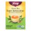 Yogi Green Tea Super Anti-Oxidant - 16 Tea Bags - Case of 6