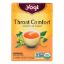 Yogi Organic Throat Comfort Herbal Tea Caffeine Free - 16 Tea Bags - Case of 6