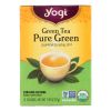 Yogi Organic Pure Green Herbal Tea - 16 Tea Bags - Case of 6