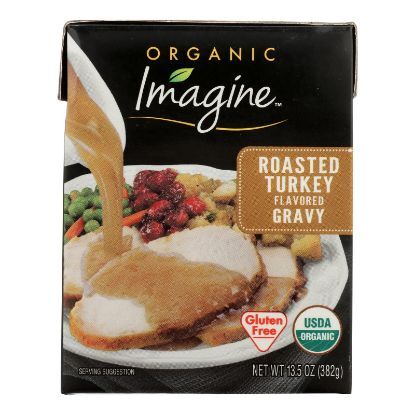 Imagine Foods Organic Roasted Turkey Gravy  - Case of 12 - 13.5 FZ