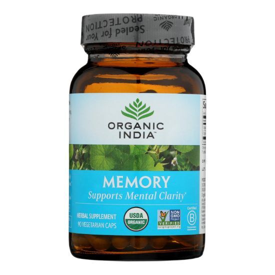 Organic India Memory Supplement, Mental Clarity  - 1 Each - 90 VCAP