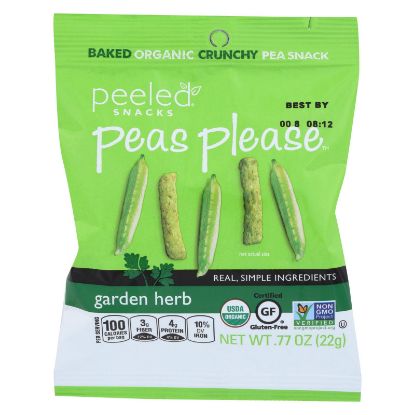 Peeled Peas Please - Garden Herb - Case of 48 - 0.77 oz.