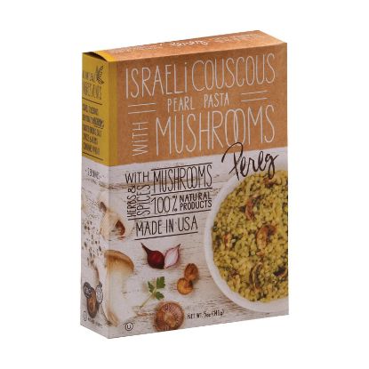 Pereg Israeli Couscous with Mushrooms - Case of 6 - 5 oz.