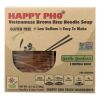 Happy Pho Brown Rice Noodle Soup Mix, Garlic Goodness  - Case of 6 - 4.5 OZ