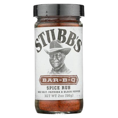 Stubb's Spice Rub - BBQ - Case of 6 - 2 oz.