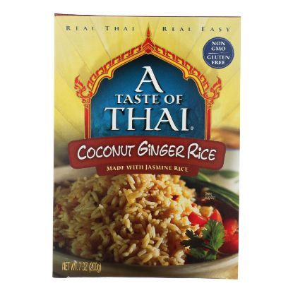 Taste of Thai Coconut Ginger Rice - Case of 6 - 7 oz.
