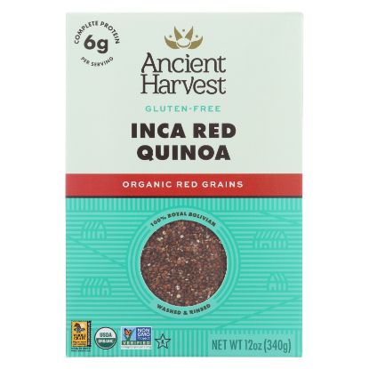 Organic Quinoa; Inca Red Grains (12x12 OZ)