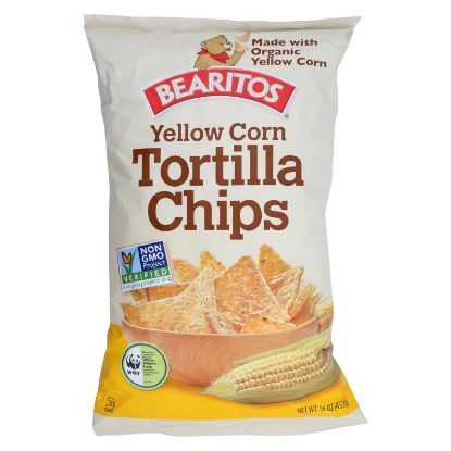 Bearitos Chips - Yellow Corn Tortilla - Case of 12 - 16 oz.