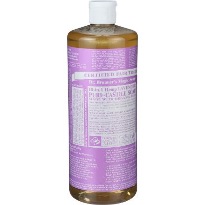 Pure-Castile Liquid Soap; Lavender (1x32 FZ)