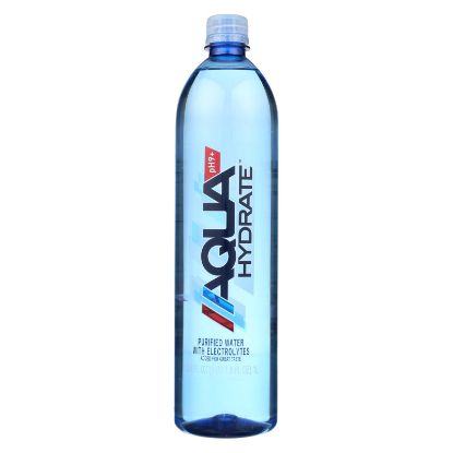Aqua Hydrate Purified Water - Case of 12 - 33.8 Fl oz.