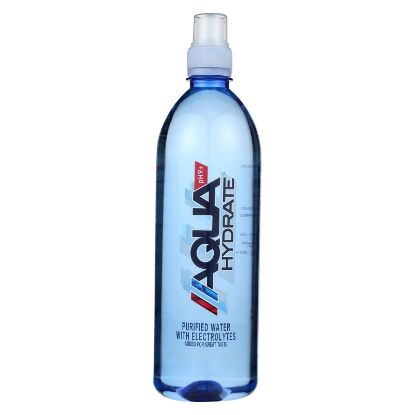 Aqua Hydrate Purified Water - Case of 12 - 23.7 Fl oz.