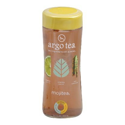 Argo Tea Iced Green Tea - Mojitea - Case of 12 - 13.5 Fl oz.