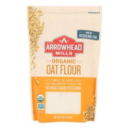 Arrowhead Mills - Organic Oat Flour - Case of 6 - 16 oz.