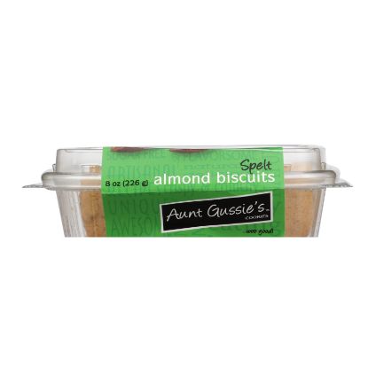 Aunt Gussie's Biscuits - Sugar Free Almond - Case of 8 - 8 oz.