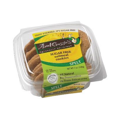 Aunt Gussie's Cookies - Sugar Free Oatmeal - Case of 8 - 7 oz.