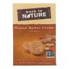 Back To Nature Creme Cookies - Peanut Butter - Case of 6 - 9.6 oz.