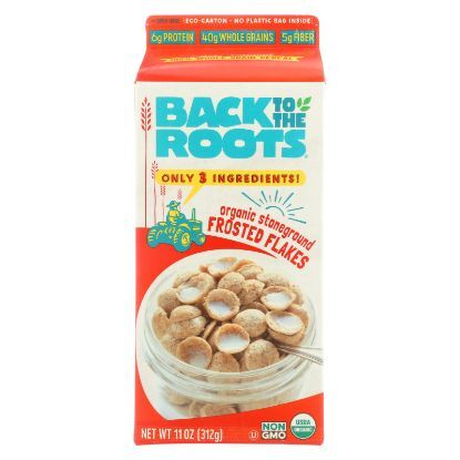 Back To The Roots Stoneground Flakes - Cinnamon Clusters - Case of 8 - 11 oz.