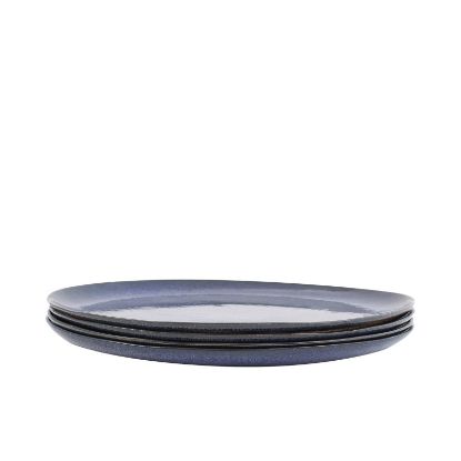 Bambeco Farmstead Stoneware Indigo Dinner Plate - Case of 4 - 4 Count