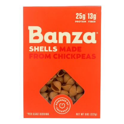 Banza - Pasta Chickpea Shells - Case of 6 - 8 oz.