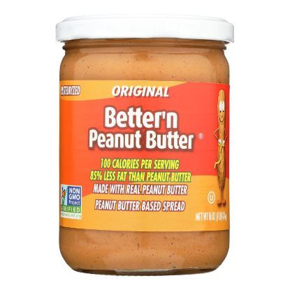 Better 'N Peanut Butter Peanut Butter - Original Flavor - Case of 6 - 16 oz.