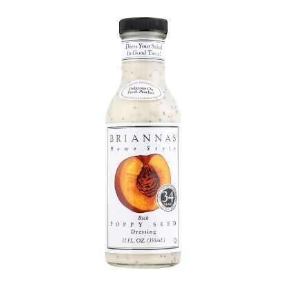 Brianna's - Salad Dressing - Poppy Seed - Case of 6 - 12 Fl oz.
