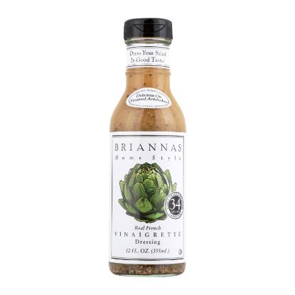 Brianna's - Salad Dressing - Real French Vinaigrette - Case of 6 - 12 Fl oz.
